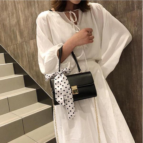 

2020 shoulder bag simple fashion chain leather handbag women women crossbody messenger bags brand designer small square bag