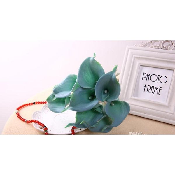

wholesale 30pcs real touch decorative artificial flowers calla lily wedding bouquet artificial wedding bouquet jllllm trustbde