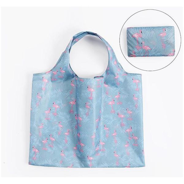 

300pcs new waterproof nylon foldable shopping bags eco friendly shopping bags tote bags large capacity fre wmtcqm homes2011