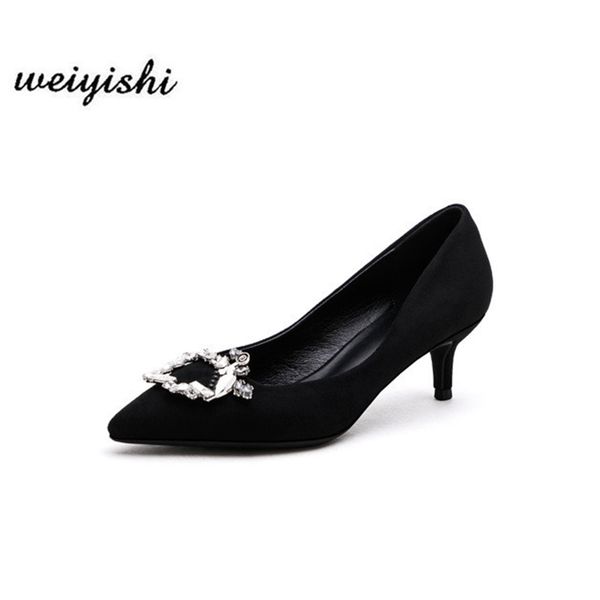 

women new fashion shoes. lady shoes, weiyishi brand 021 y200702, Black