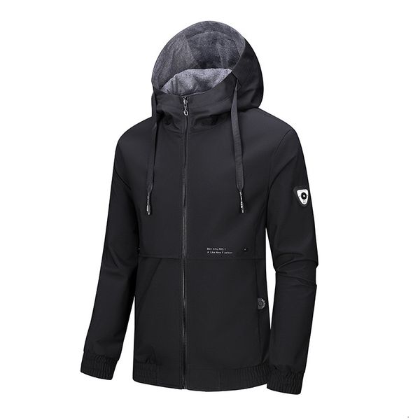 

coat autumn fashion casual hooded slim two side jacket men's wear, Black;brown