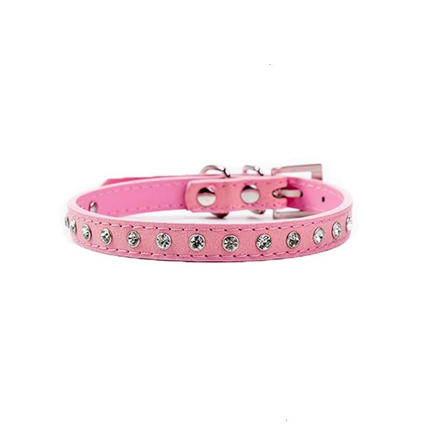

u0mw4u factory price small dog dogs 5 medium colors for rhinestone neck strap puppy collar cats pet collars 1 n