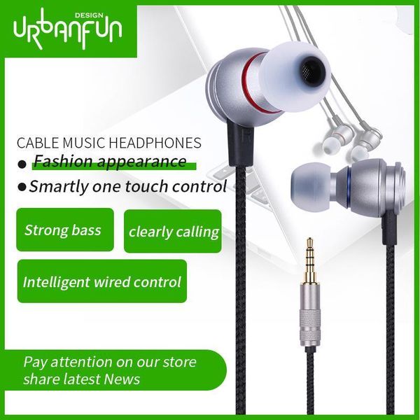 

urbanfun earphone 3.5mm in-ear wired headset for huawei smartphone1