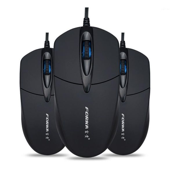 

mice forka silent click usb wired computer ergonomic mouse mute pc game business for lapnotebook office accessary1