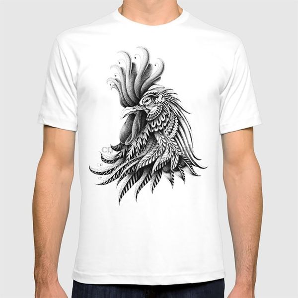 

ornately decorated rooster animals rooster chicken ornate bioworkz bird feathers stippling fowl cock hoodie designers t shirts sweatshirt