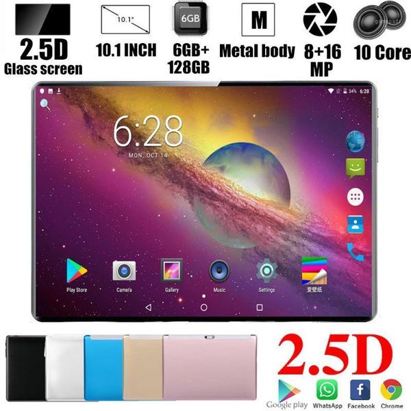 

tablet pc 2021 gifts 10.1 inch android 9.0 octa core ram 6gb rom 128gb 3g/4g let smart phone wifi tablets 101