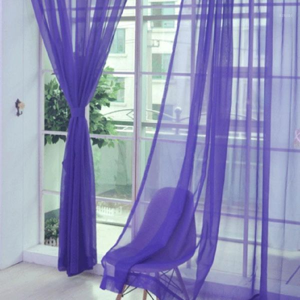 

kitchen tulle window curtains translucidus modern home decoration single panel1