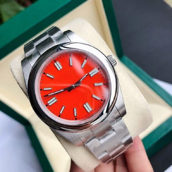 

mechanical stainless men mens watch automatic 2813 watches self 2021 movment high wind quality steel lfisp, Slivery;brown