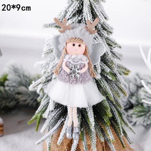 

творческое рождество девушка украшения xmas tree подвеска 2021 с рождеством декор для дома украшения рождественской елки chirldren подарков