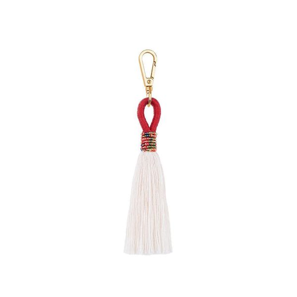 

1pc new style bohemia cotton thread tassel fringed diy jewelry bag decorative accessories key chain craft beads tassels pendant h jlltwq