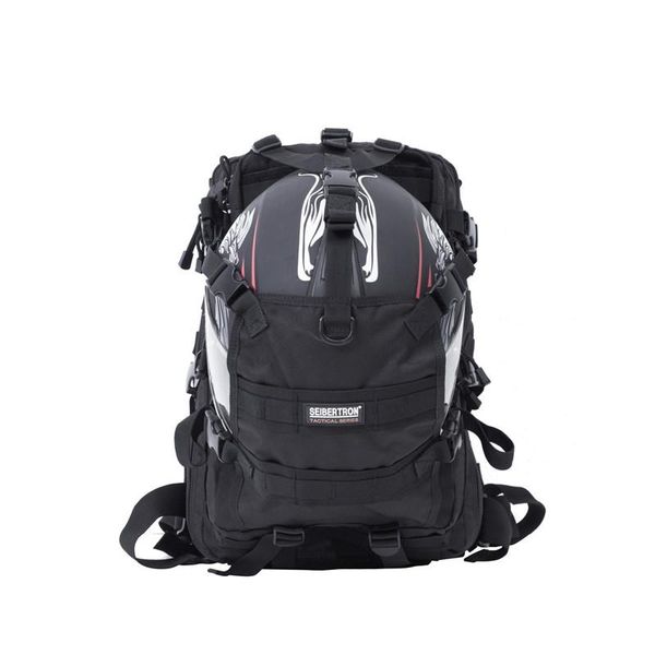 

outdoor bags seibertron 900d polyester 40l waterproof backpack sport large capacity helmet bag cycling hiking hunting softback