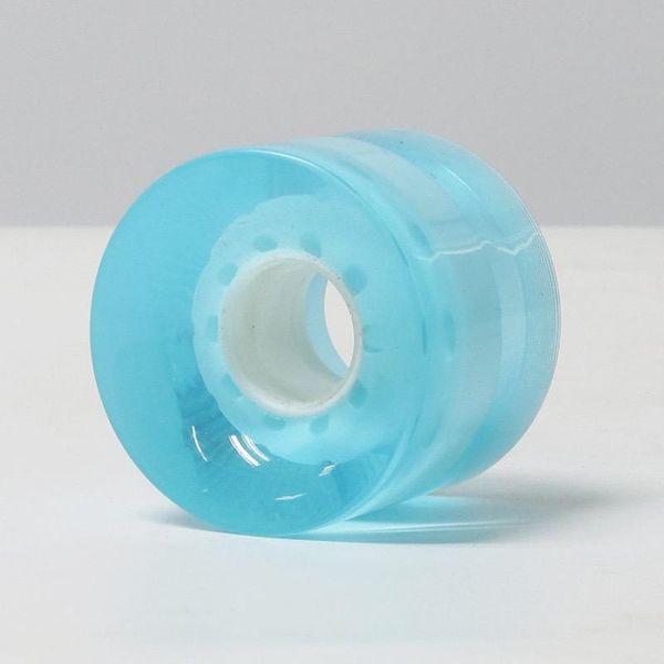 

skateboarding 4pcs skateboard pu wheels 59*45mm 78a cruiser penny board transparent electric fish boards scooter replacement parts