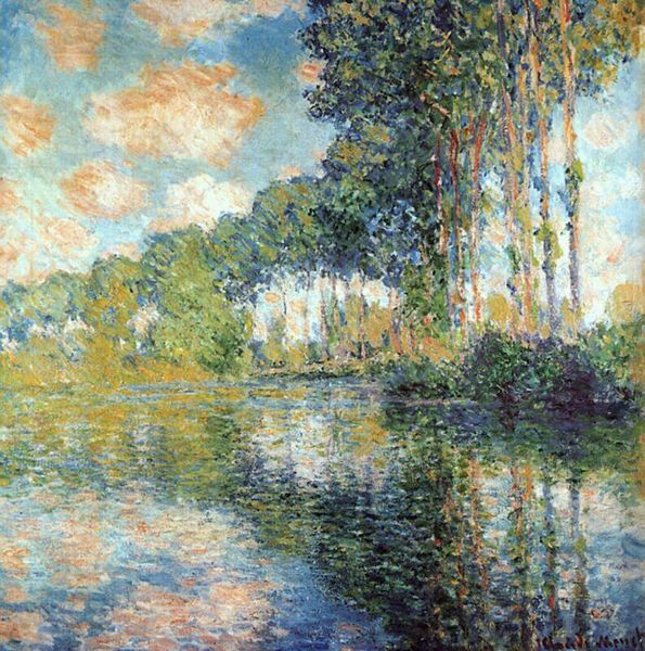 

poplars on the epte by claude monet home decoration oil painting on canvas wall art canvas pictures for wall decor 201110