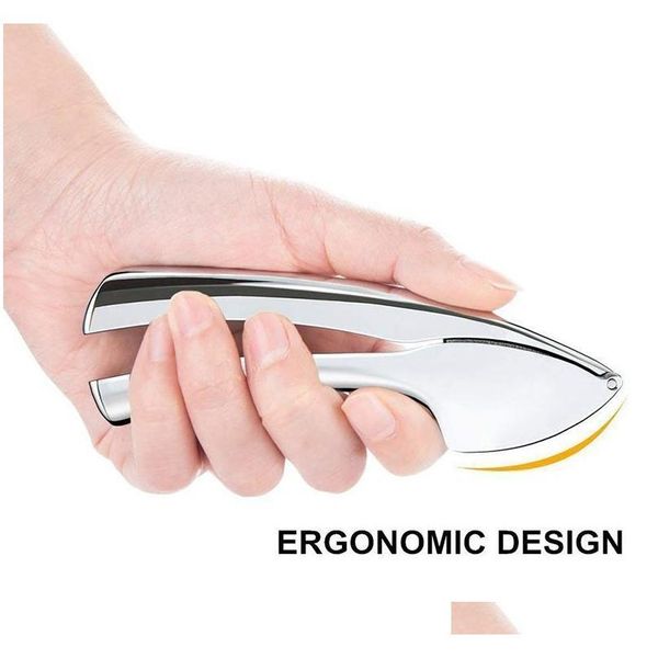 

garlic press garlic crusher ginger mincer squeezer chopper stainless handle labor- jllstc network2010