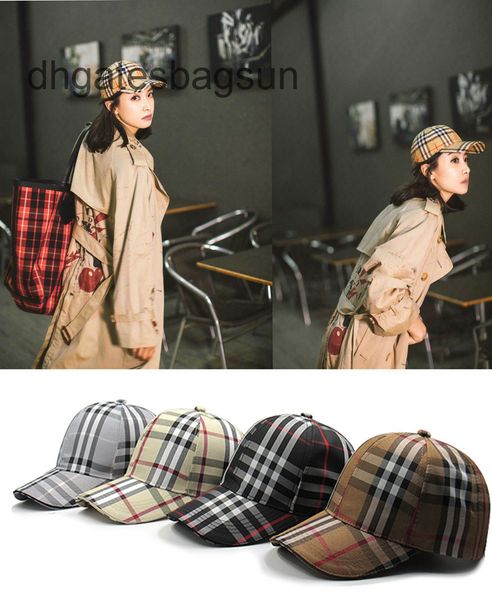 

brand cap carves new casual versatile lattice baseball cap british style couple sun proof duck tongue hat fashion sunscreen, Blue;gray
