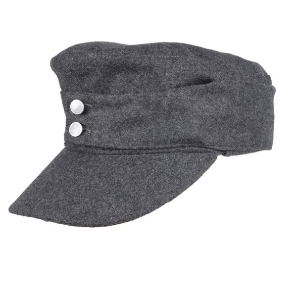 

wwii german army em panzer m43 m1943 field wool cap grey in sizes-33693 t200104, Blue;gray