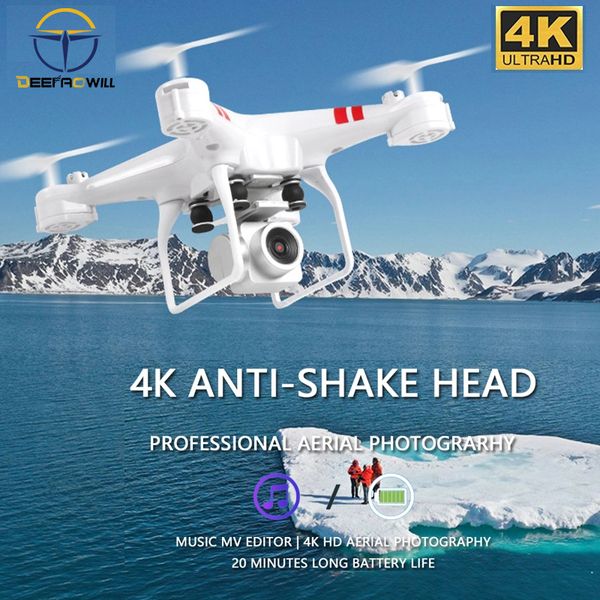 

2020 new 4k helicopter drone wide-angle real-time transmission camera hd wifi fpv air pressure fixed rc drones