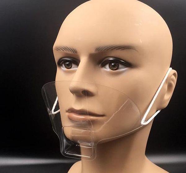 

mask catering transparent mask anti-fog environmental protection plastic food l kitchen prevent saliva bbydgk lipper