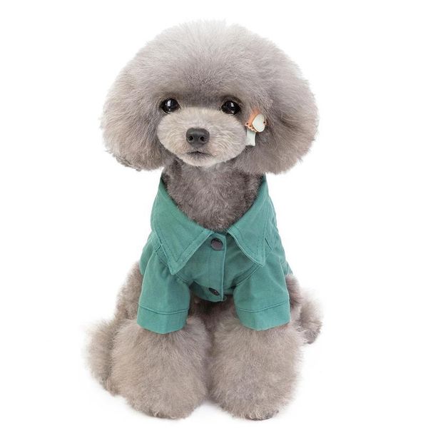 

teddy cotton casual jacket cowboy cool puppy t-shirt dog clothes pet clothing small dog warm winter clothe dog coat pupp jlligy