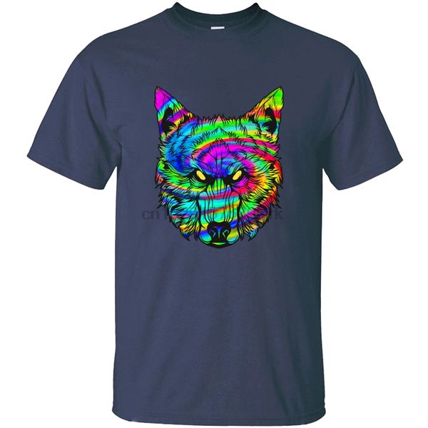 

printed psychodelic wolf wolves hallucinations trance gift mens mens short sleeve cool hoodie designers t shirts sweatshirt