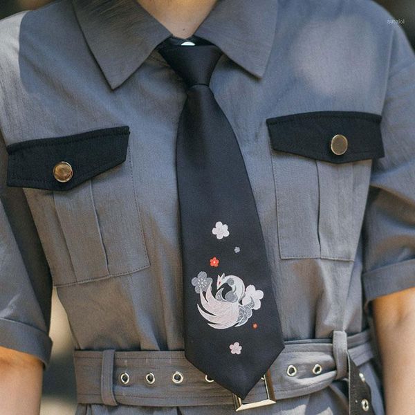 

chinese wind bow tie necktie female black lazy knot knot retro country women shirt tie1, Blue;purple