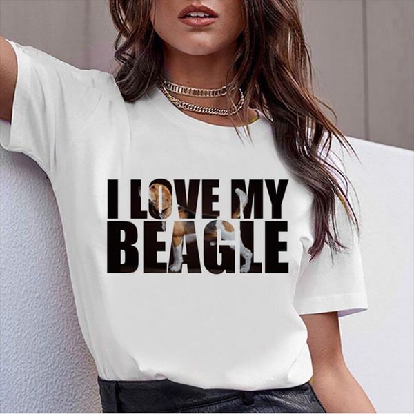 

bull terrier rottweiler kawaii t shirt women beagle border collie malinois funny t shirt cute whippet greyhound tshirt female, White
