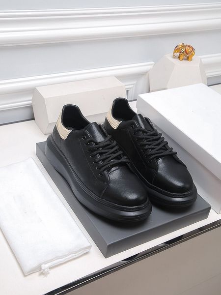 

new leather sneaker men women shoes with strawberry wave mouth tiger web print vintage trainer man women shoes casual shoes home011size38-44, Black