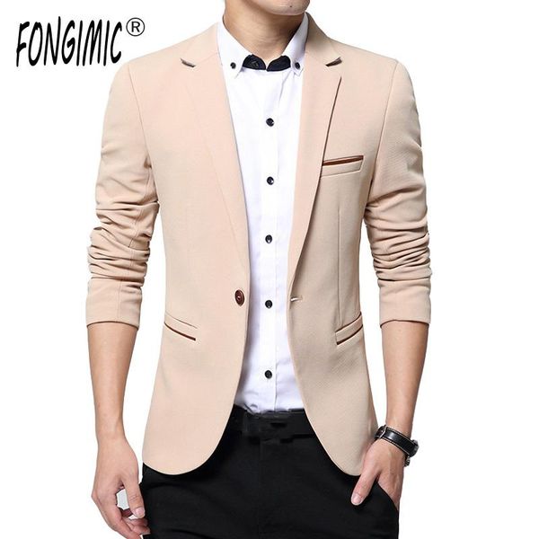 

fongimic spring autumn fashion mens blazer men casual models suit jacket for men single button blazers size m- 5xl, White;black