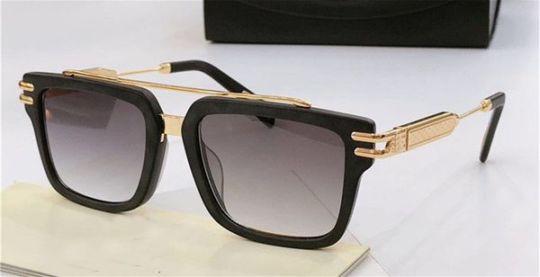 

men glasses the ace design sunglasses square k gold frame high-end outdoor uv400 eyewear, White;black
