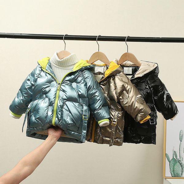 

lchildren's m8and boys' 2020 new type of down cotton padded clothes for children 9vip l8, Blue;gray