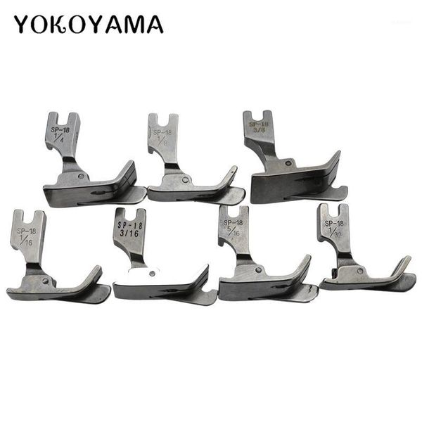 

yokoyama presser foot sp-18 industrial sewing machine flat car moving edge single needle flat 1/4 1/8 3/8 1/16 3/16 5/16 1/321, Black
