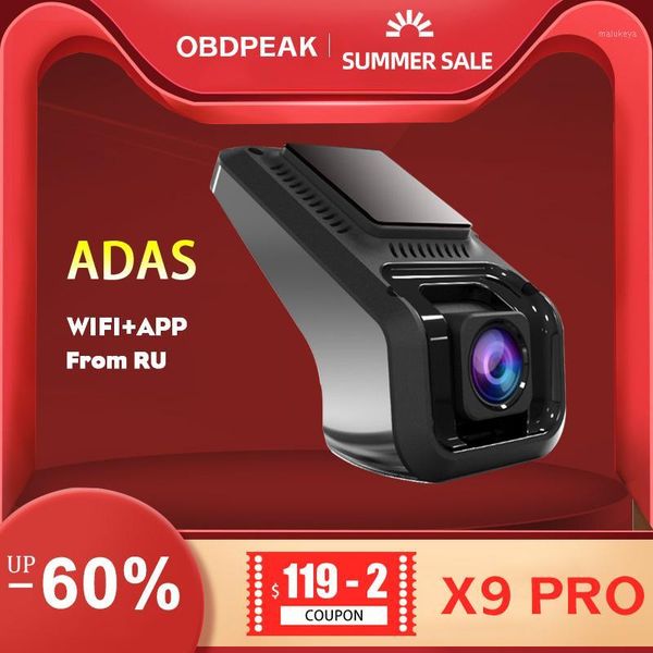 

car dvr dvrs x9 pro camera wifi adas dash cam full hd 1080p night vision recorder g-sensor android usb digital registrator1