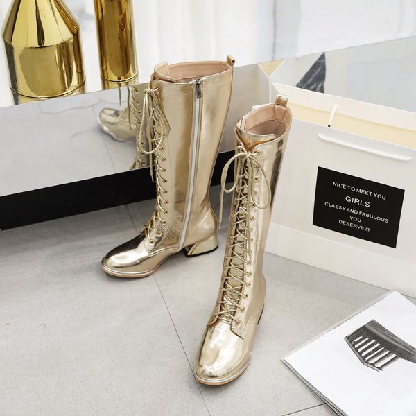 

high-heeled 2021 women cross-straps shoes europe and america online metalli cocolor women's boots winter ak7z, Black