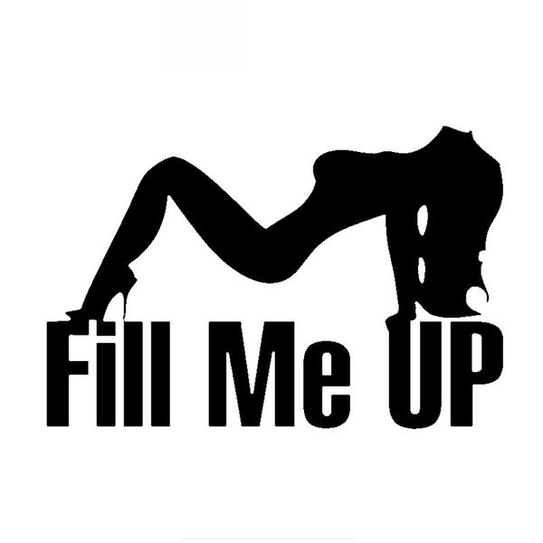 

car stickers to fill my fuel tank fashion decoration accessories stickers creative waterproof ,10cm*7cm