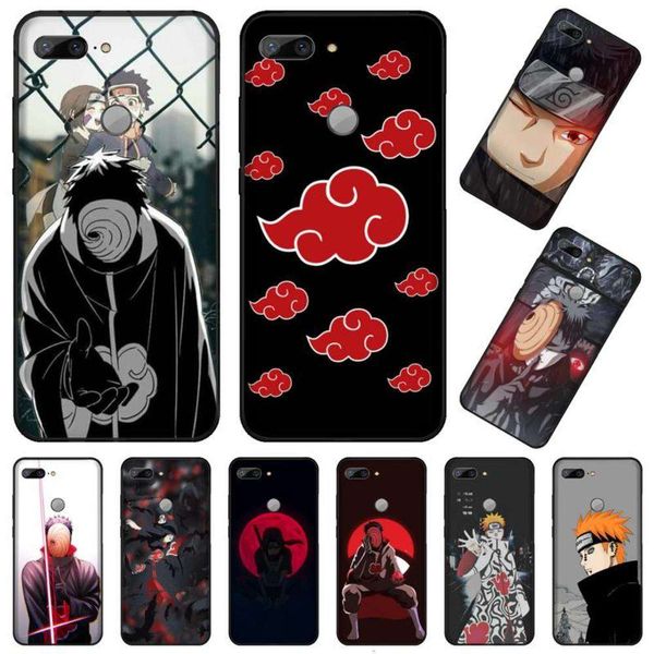 

naruto uchiha obito pain akatsuki mobile phone sheath huawei honor 7c 7a 8x 8a 9 10 10i lite 20 nova 3i 3e4fre