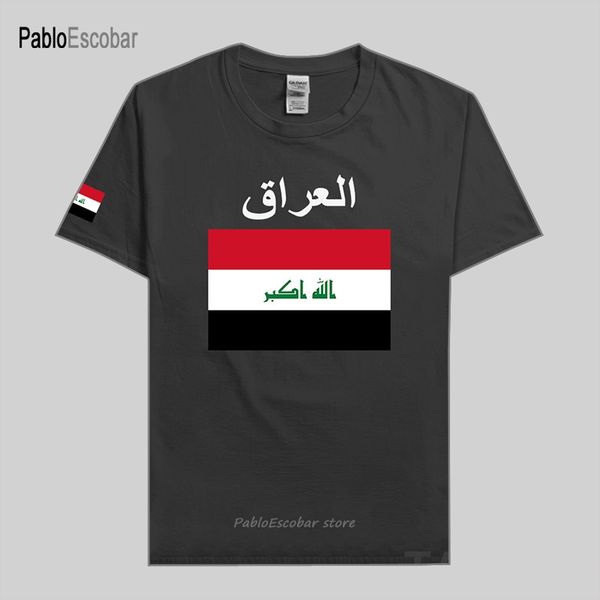 

republic of iraq iraqi men jerseys nation 100% cotton fashion clothing country flags irq hoodie designers t shirts sweatshirt