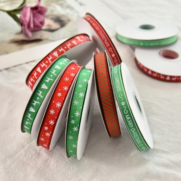 

1 roll grosgrain satin ribbons for wedding christmas party decorations diy bow craft ribbons card gifts wrapping supplies