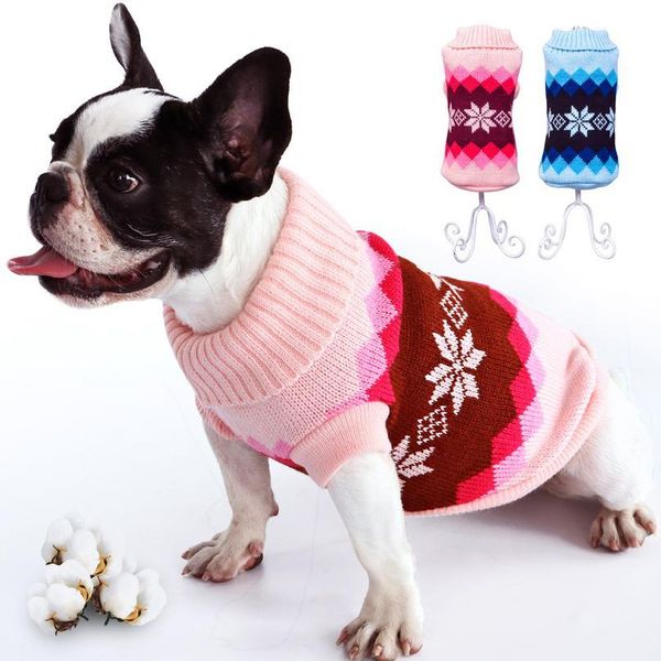 

christmas pet dog clothes warm dog cat sweater soft pet autumn winter coat for small medium dogs chihuahua french bbydsl
