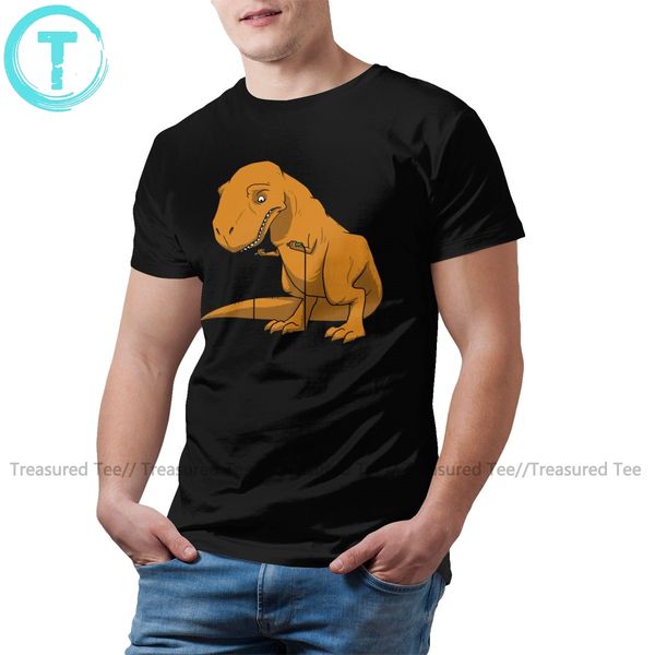 

t-rex футболка фольгированного снова футболка плюс размера streetwear tee shirt mens printed смешной тенниска спорт толстовка с капюшоном то