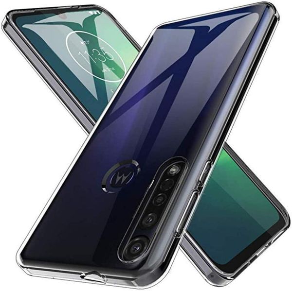 

qamotorola moto g8 power lite case, ultra thin, transparent, soft, tpulk