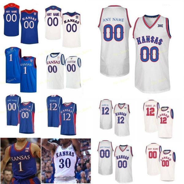 

kansas jayhawks college basketball jersey 55 james sosinski 1 dedric lawson 13 k.j. lawson wayne selden jr. men women youth custom stitched, Black