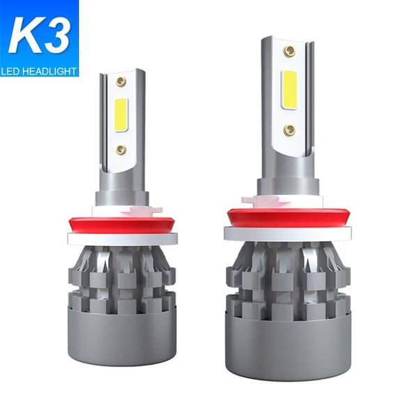 

2pcs cob car headlight bulb led c6 h1 h4 h7 h11 6000k 6000lm 40w aviation aluminum automobile headlight bulb lamp led c6