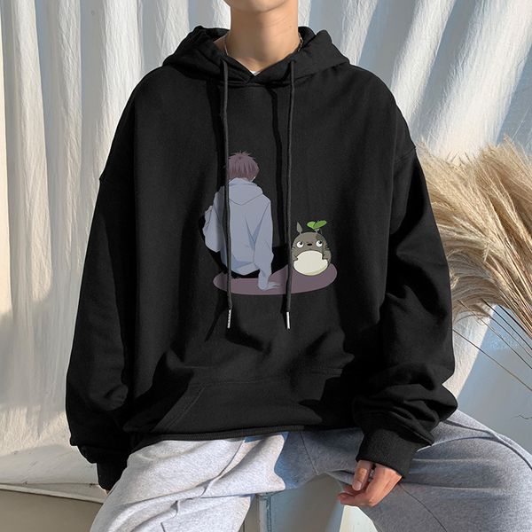 

2020 new men's hooded sweater loose large long sleeve youth student autumn coat