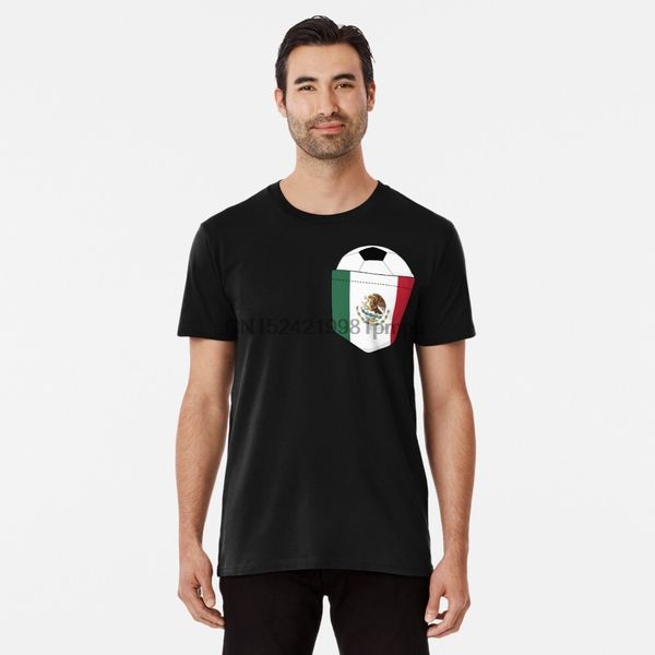 

sport men t shirt soccer mexico in the breast pocket premium t shirt women tshirts