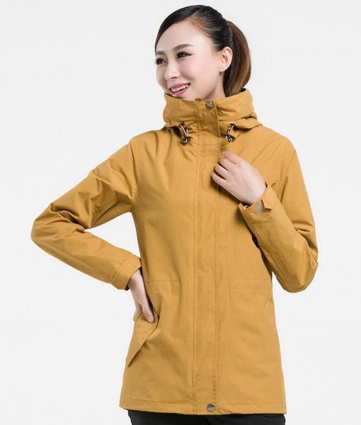 

multi - color optional ladies casual long body - trimming trench coat1, Tan;black
