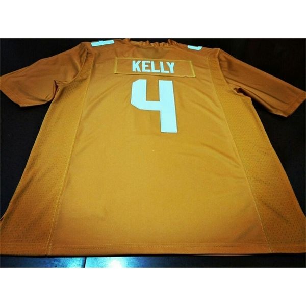 

3740 #4 john kelly tennessee volunteers alumni college jersey s-4xlor custom any name or number jersey, Black