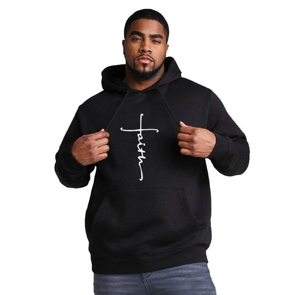 

2021 available faith currently cross europe america hoodie sell foreign trade men and women 4vie, Gray