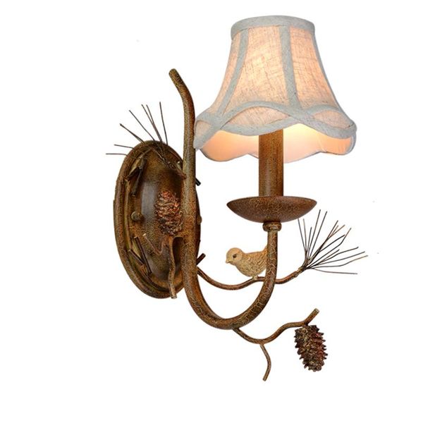 

american country setting wall lamp stair head of a bed corridor individual character restore ancient ways birdie wall lamp