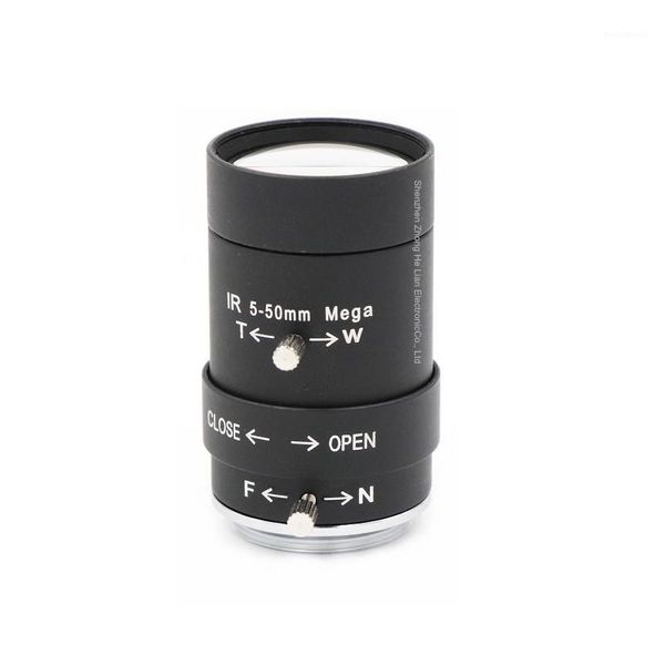 

5-50mm lens 2.0 megapixel 1/3" manual focus lens cs mount infrared night vision for cctv security camera1