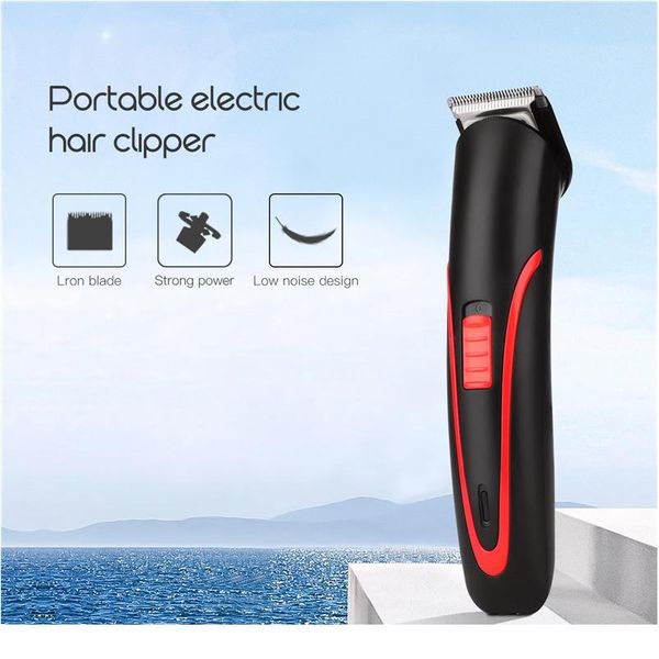 

portable rechargeable hair clipper electric cordless mini hair trimmer pro hair cutting machine beard trimer for men bar wmthdp